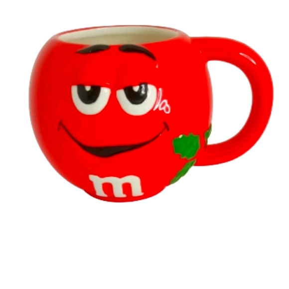 unknown Other - M&M Red Coffee Mug Tea Cup